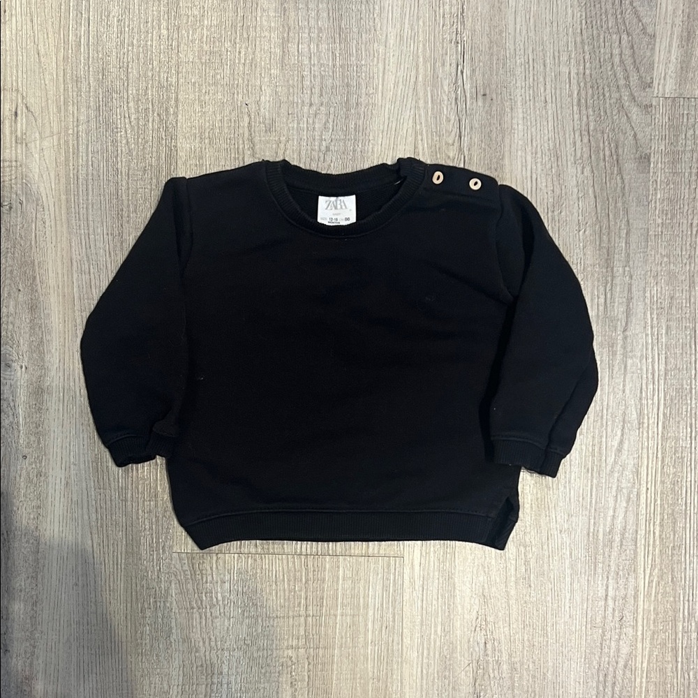 Zara Classic Black Kids Sweatshirt